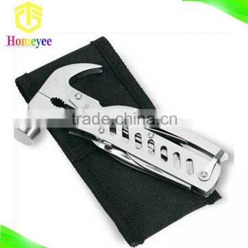 Multifunctional tool claw hammer for out door with stainless steel handle