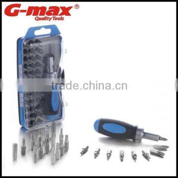 G-max Hand Tools High Quality 37pc Ratchet Screwdriver Set GT51013