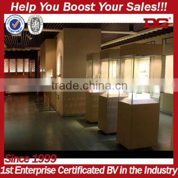 Good quality customized museum display furniture museum display cases