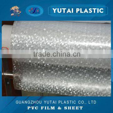 cullet embossing pvc sheet for table cloth or covering and packing