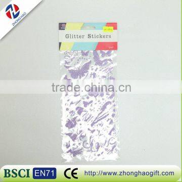 Custom Butterfly Shape Clearly Removable Transparent PVC Lable Sticker photo-5