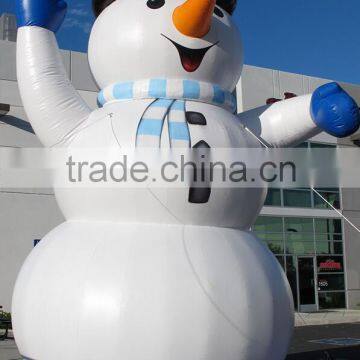 inflatable snowman