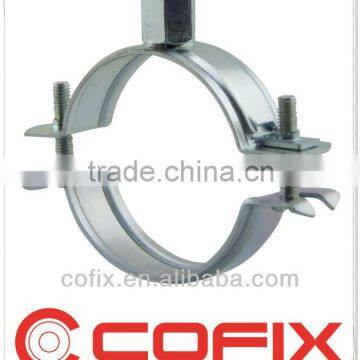 galvanised pipe clamps without rubber