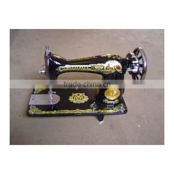 JA2-2 Sewing Machine Head With Handle and Wooden Base and Cover