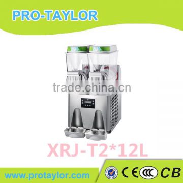 2014 Low noise high technology 2-tank slush machine for sale (XRJ-T2*12L)