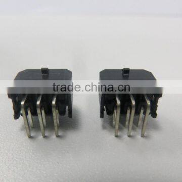 MX3.0MM 2*3PIN black bend Pin header