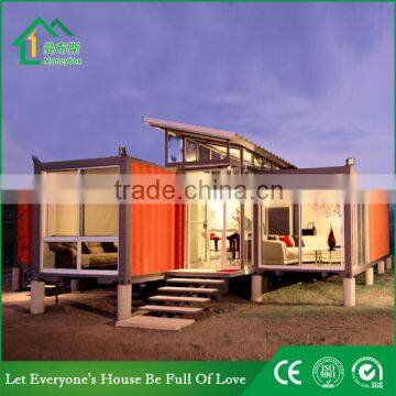 modern modular container glasshouse luxury prefabricated wood cabin