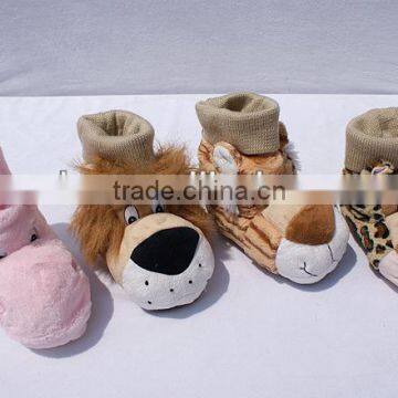 Cute animal plush shoes