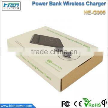 With Phone Slot Stand 4000mAh Power Bank Wireless Charger photo-6
