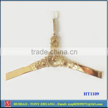 metal plating TPU shoe upper decorative sandal strap HT1109
