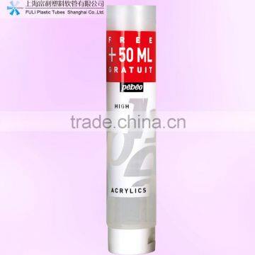 Practical cosmetic tube with flip top cap