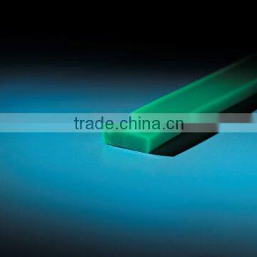 Made in Taiwan Silicone extruded edging rubber seal strip