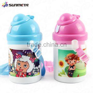 Promotional DIY photos 400ml kid's sublimation water bottle blanks