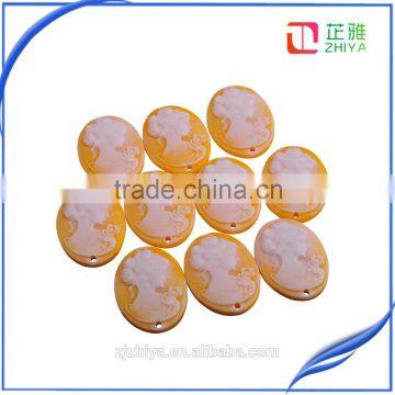 Wholesale Cameo Brooch Accessory Resin Cameo photo-3