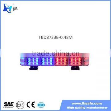 New product Linear Led mini Light bar, red and blue strobe mini light bar for police vehicle, TBD8733-0.48M