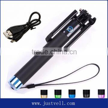 New Update 2015 wholsale monopod selfie stick, mini selfie stick, wired selfie stick