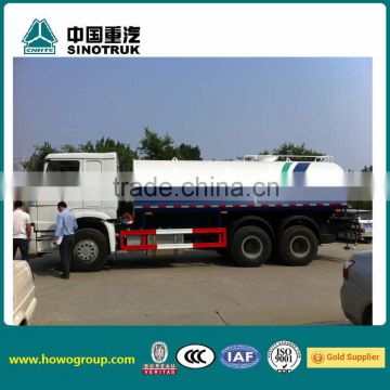 HOWO 6x4 water tanker truck water bowser truck