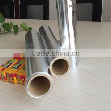 silver catering aluminium foil roll house hold tin foil rolls