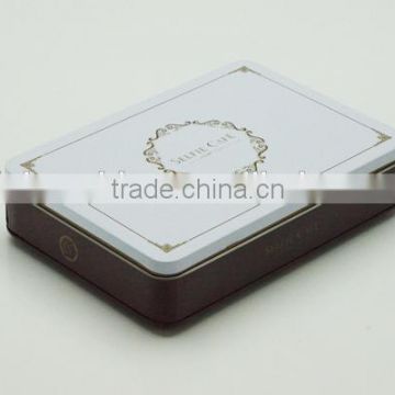 A5 paper size tin box for postcard packaging