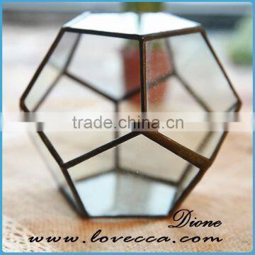 Wholesale handmade glass terrarium vase , glass vase for home