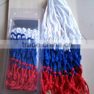 High Quality White and Red Blue Basketball Nets