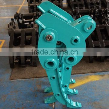 Customized PC300-8M0 Excavator Log Grapple, PC300 Wearable Log Fork for sale