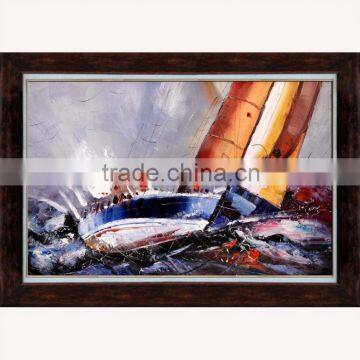 Knife sail boat paintings on canvas wholesale