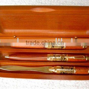 Wooden ball pen,pen box