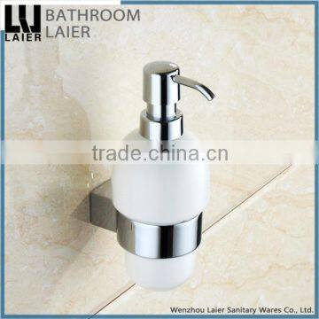 Promotional European Style Zinc Alloy Chrome Finishing Bathroom Accessories Wall Mounted Soap Dispenser