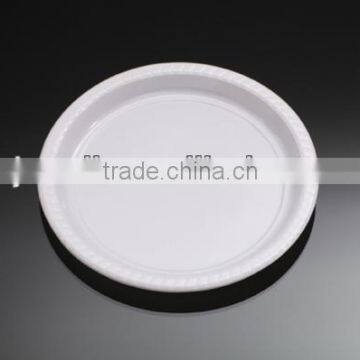 6inch 7 inch ps disposable plastic plates, white colorful plate party food round plates