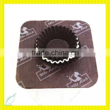 chocolate cover pad made by brown glassine paper food grade