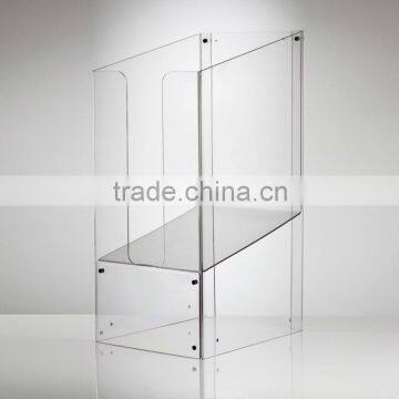 Clear Acrylic Newspaper Rack (OS-F-0100)