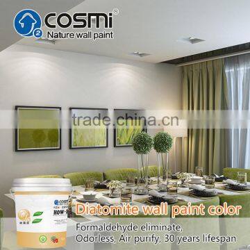 Diatomite interior paints