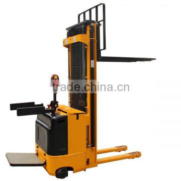 2000kg, lifting height 2500mm semi manual fork lift hydraulic stacker