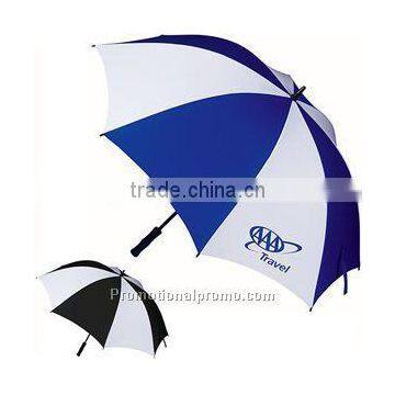 Golf umbrella with wind proof frame