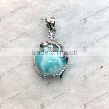 Larimar jewelry larimar pendant/charm 12mm