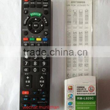 Black 53 Keys RM-L920C COMMON LED/LCD TV REMOTE CONTROL FOR Panasonicc with SD Card