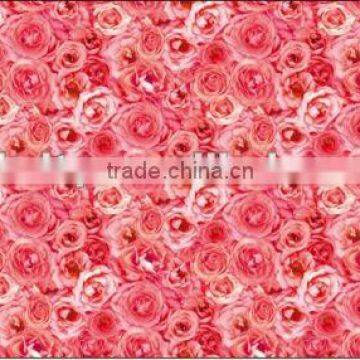 fashion pattern printed silk fabric