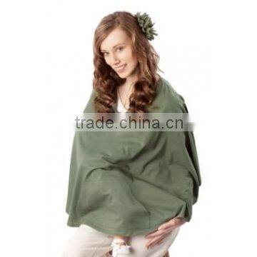 Custom Heavy Cotton Brushed Plain Easy Wear Fashion Nursing Cover Top photo-3