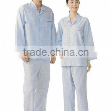 OEM cotton polyester plain solid hospital patient uniform