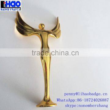 Factory Selling small gold flying man metal trophy