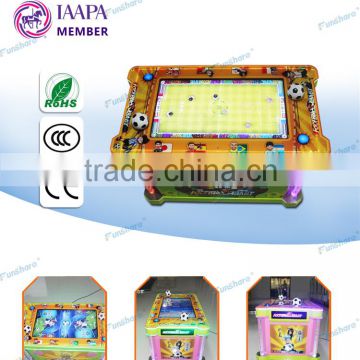 Funshare 2015 popular family game machine competitive game machine w0ith 2 players football game machime