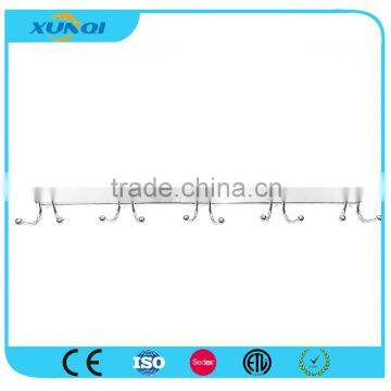 Household Wall Mounted Metal Pothook with 10 Hooks Used in Bedroom, Kitchen and Bathroom XQ1177