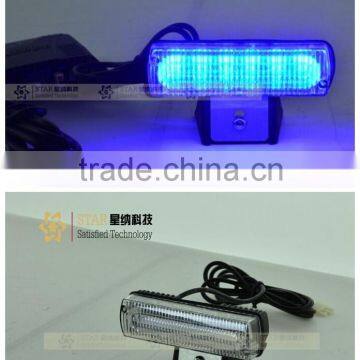 1W*6 LED (6W) grill light super bright Visor Light factory hot selling LED Strobe light (XN-183)