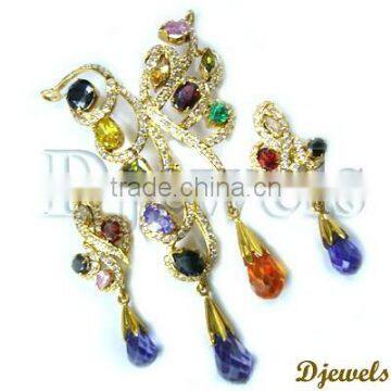 Diamond Gold Pendant Sets, Pendant Sets, Diamond Jewelry