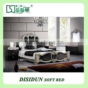 Luxury Leather Bed Double Bed of Modern Furniture DS-6063