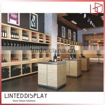 High-end Wooden Wine Cabinet/Wall Wooden Wine Cabinet