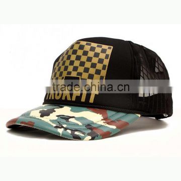 High Quality Camo Trucker Cap Wholesale, Sublimation Trucker Caps With Mesh Hot Sale