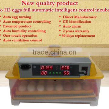 Automatic Mini Poultry Egg Incubator With 48eggs, 96 Eggs,112eggs Incubator for Sale