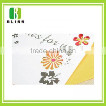 Happy birthday kraft paper die cut Standing Cardboard paper greeting card racks for sale